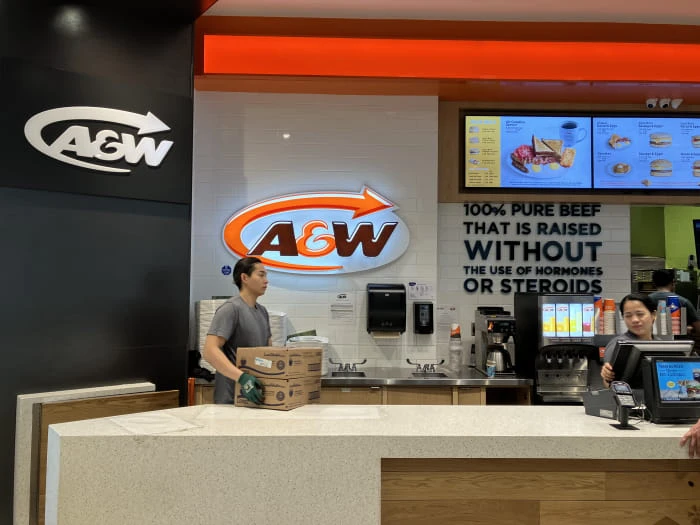 A&W burger