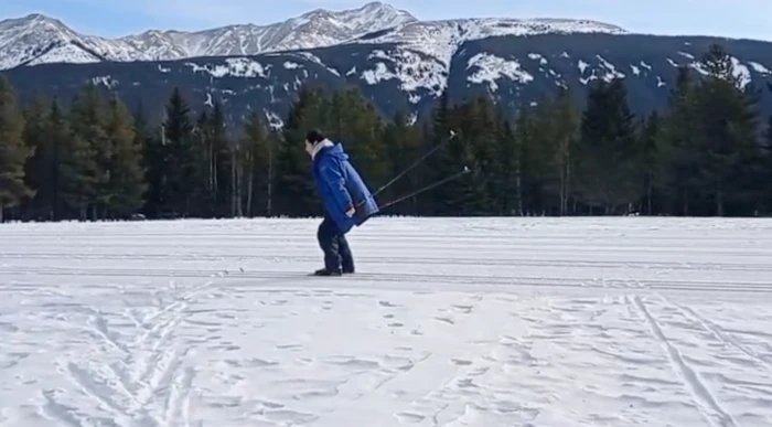 cross-country skiing